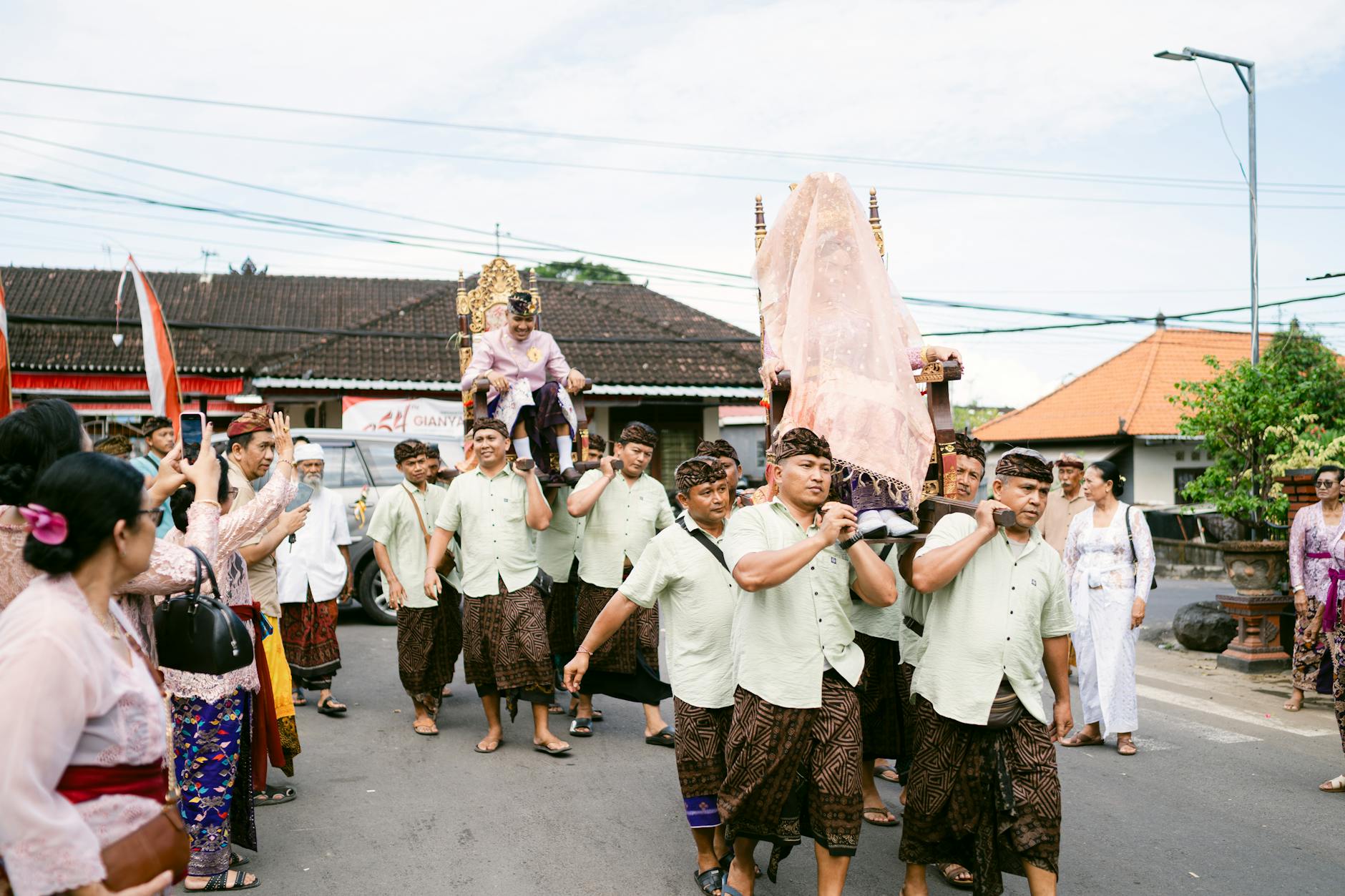 Balinese food spread