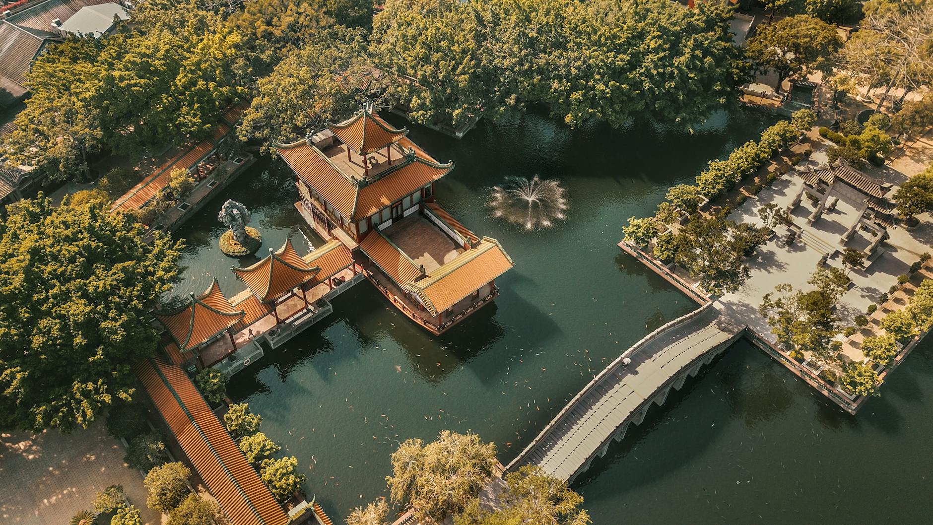 Shamian Island colonial buildings