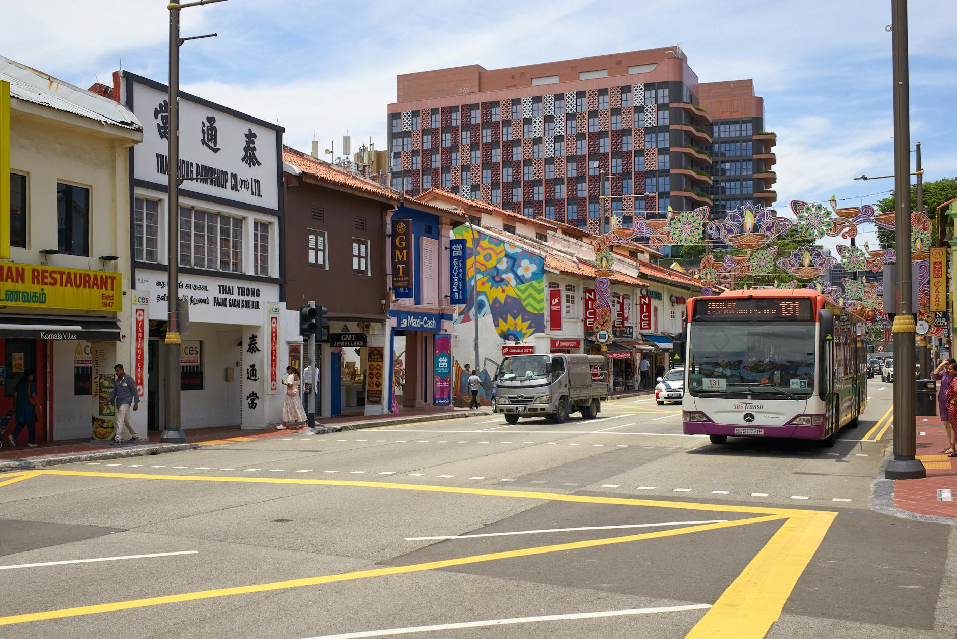 Colorful streets of Little India