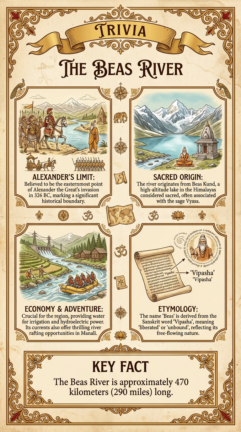 The Beas River Infographic