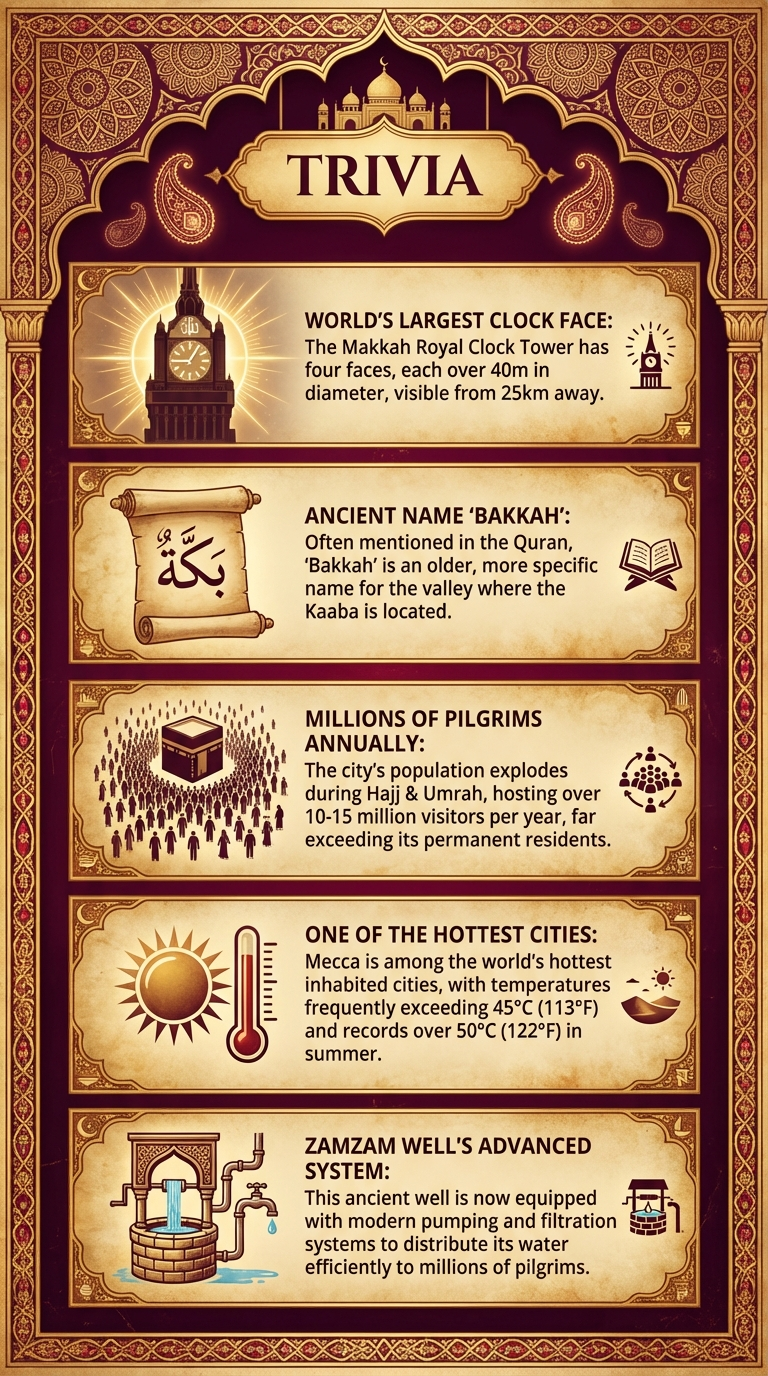 Kaaba Facts Infographic