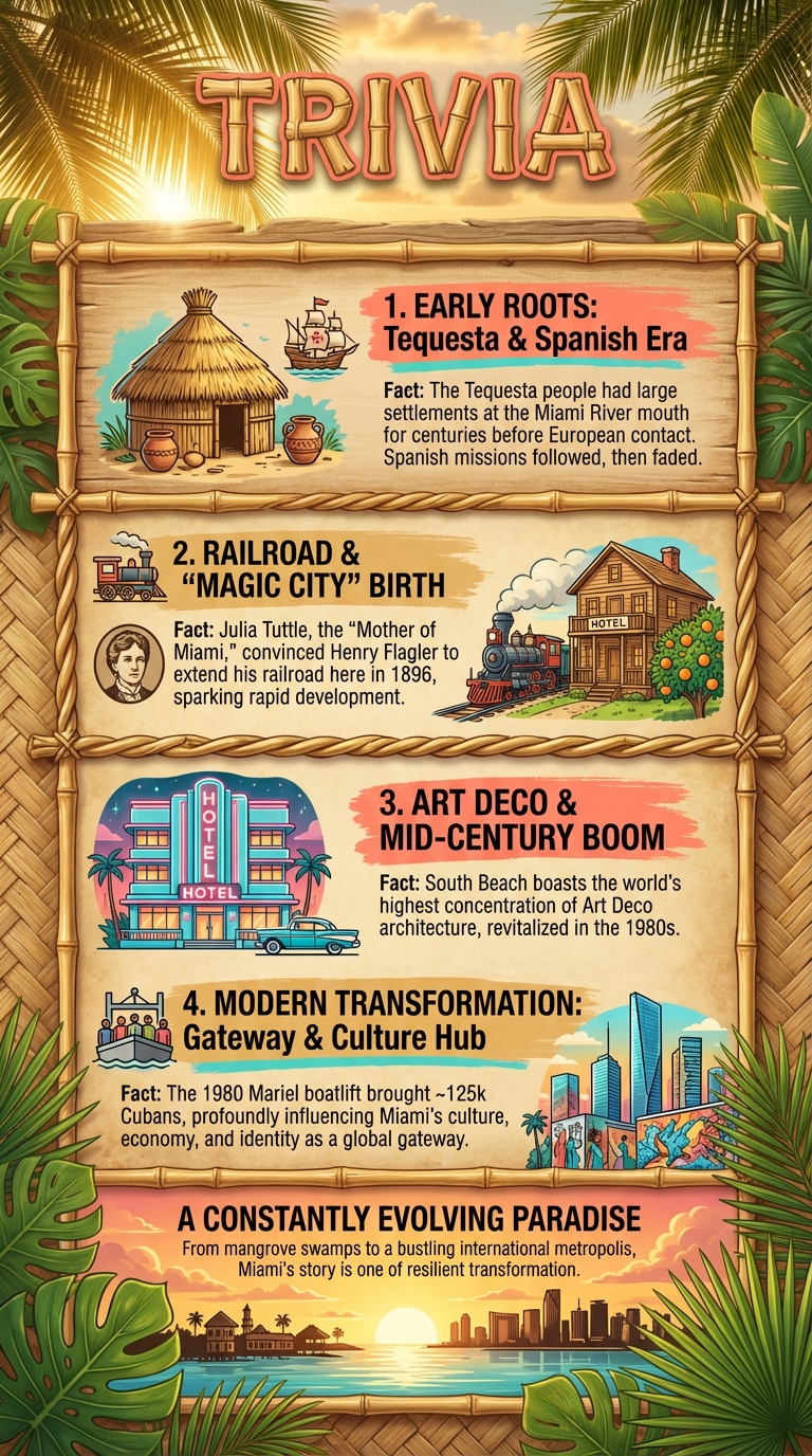 Miami History Infographic