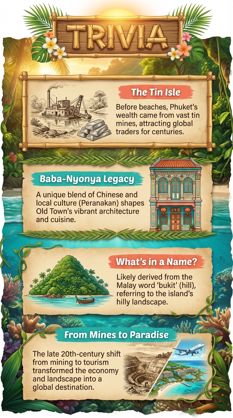 Phuket Tin Mining History Infographic