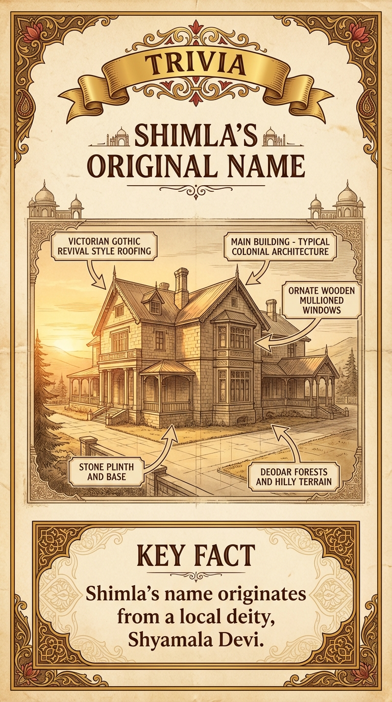 Shimla's Original Name Infographic