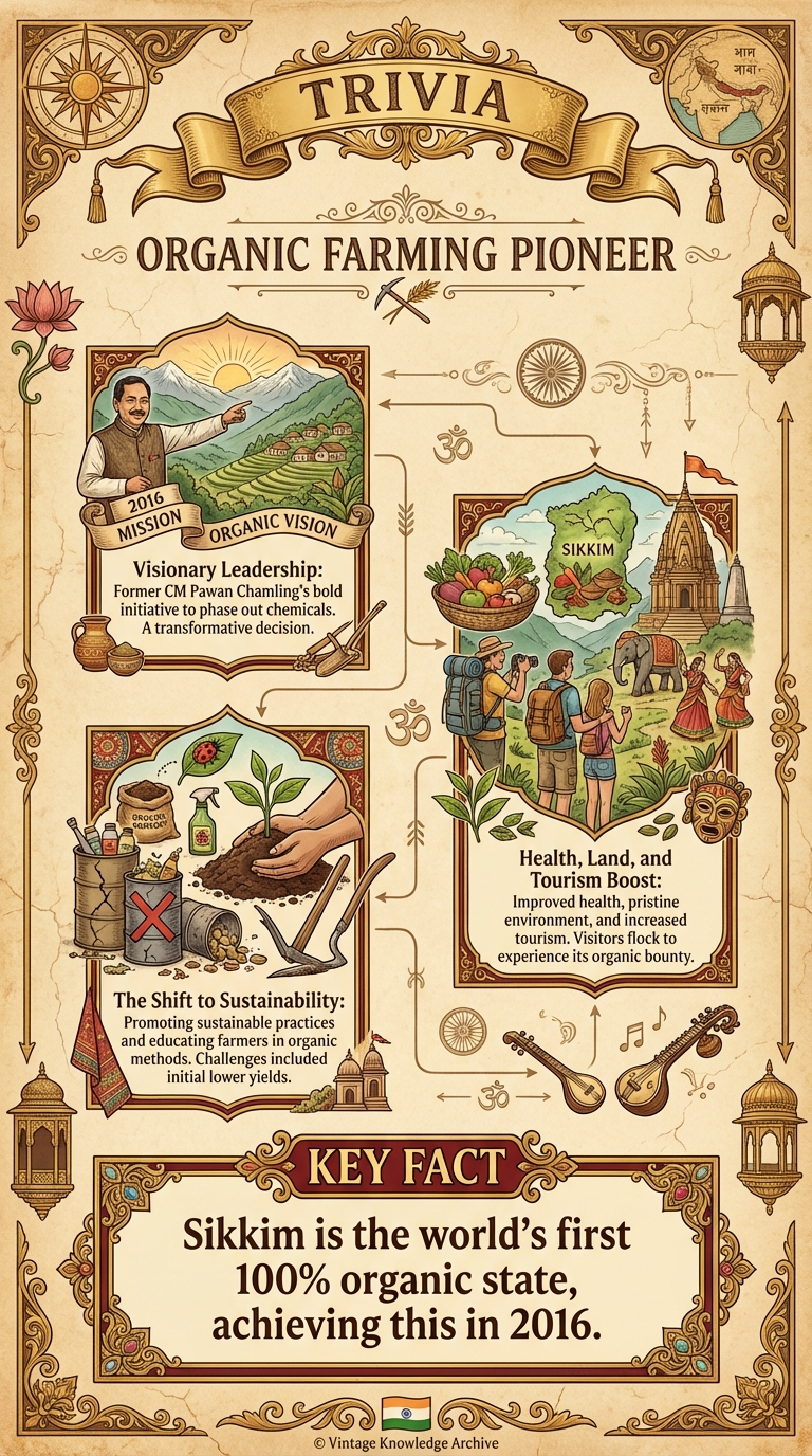 Organic Farming Pioneer Infographic