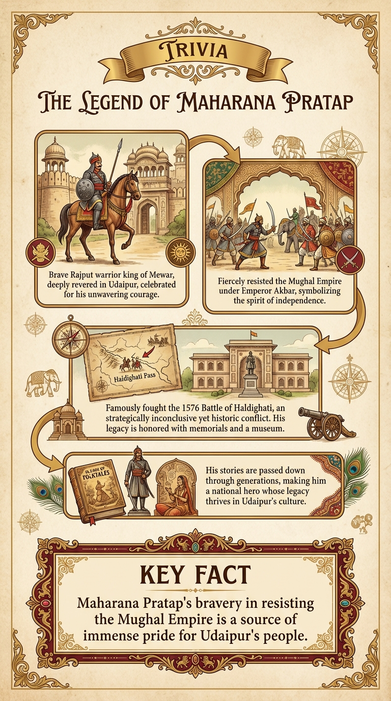 The Legend of Maharana Pratap Infographic