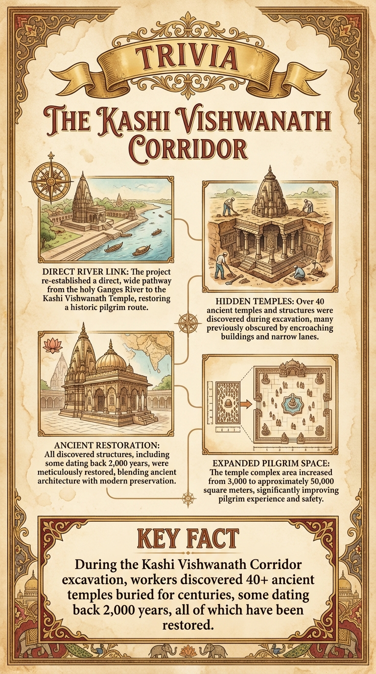 The Kashi Vishwanath Corridor Infographic